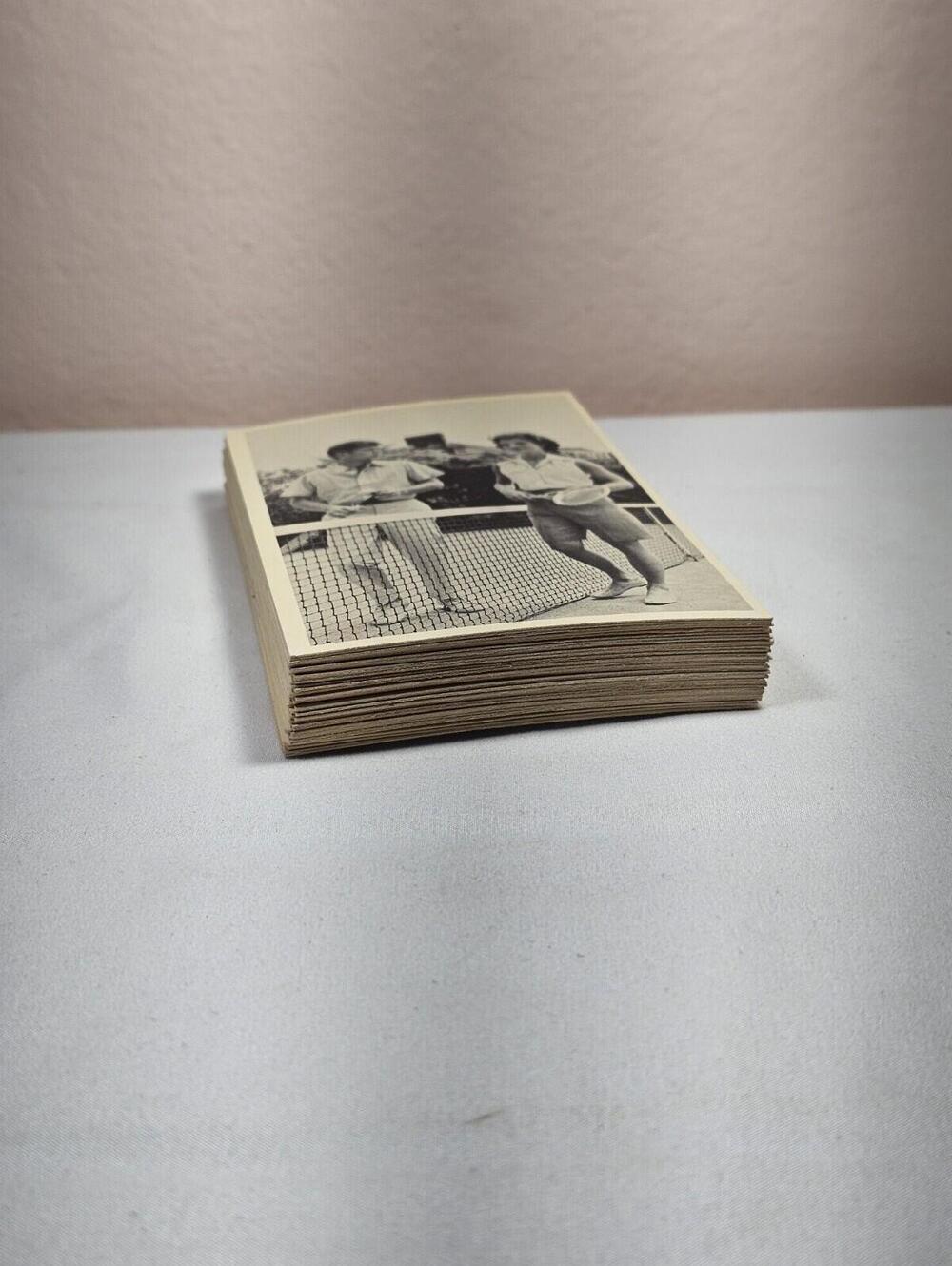 Vintage Lot Of 39 John F Kennedy and Family Black And White Photo Info Cards - Picture 3 of 7